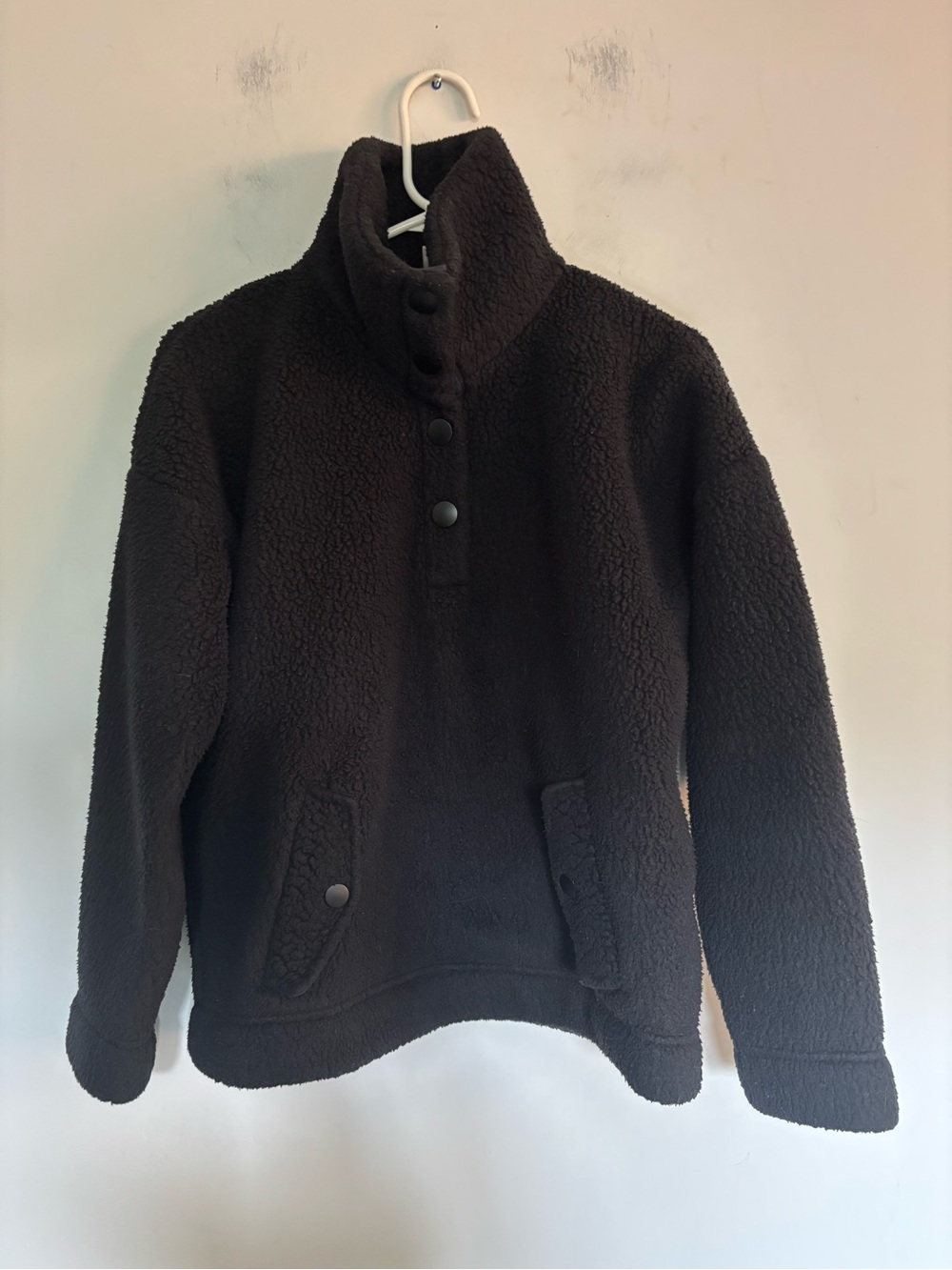 J. Crew Vintage Fleece w/Front Snaps